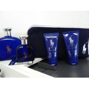 (M) RALPH LAUREN POLO BLUE 4.2 EDT SP + 1.4 EDT SP + 2.6 DT