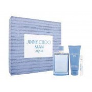 (M) JIMMY CHOO MAN AQUA 3.3 EDT SP  + 3.3 S/G + 0.25 EDT