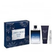 (M) JIMMY CHOO MAN BLUE 3.3 EDT SP + 3.3 S/G + 0.25 EDT